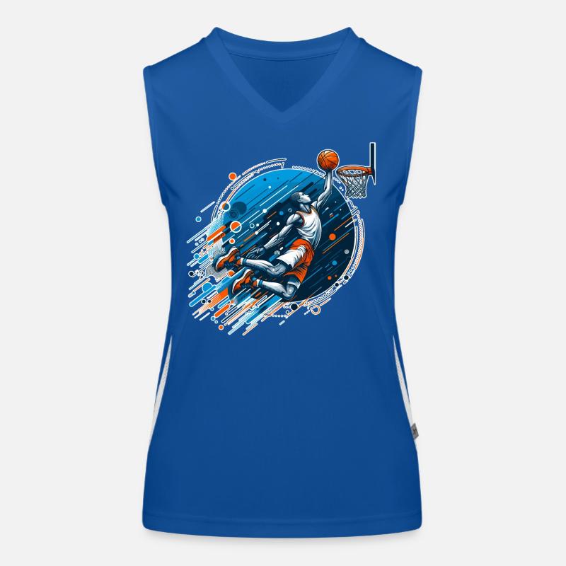 Cadeau de dunk de basket-ball Débardeur respirant contrasté Femme