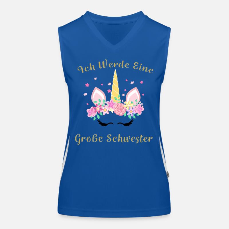 Ich werde Große Schwester Funktionelles Kontrast-Tank Top für Frauen