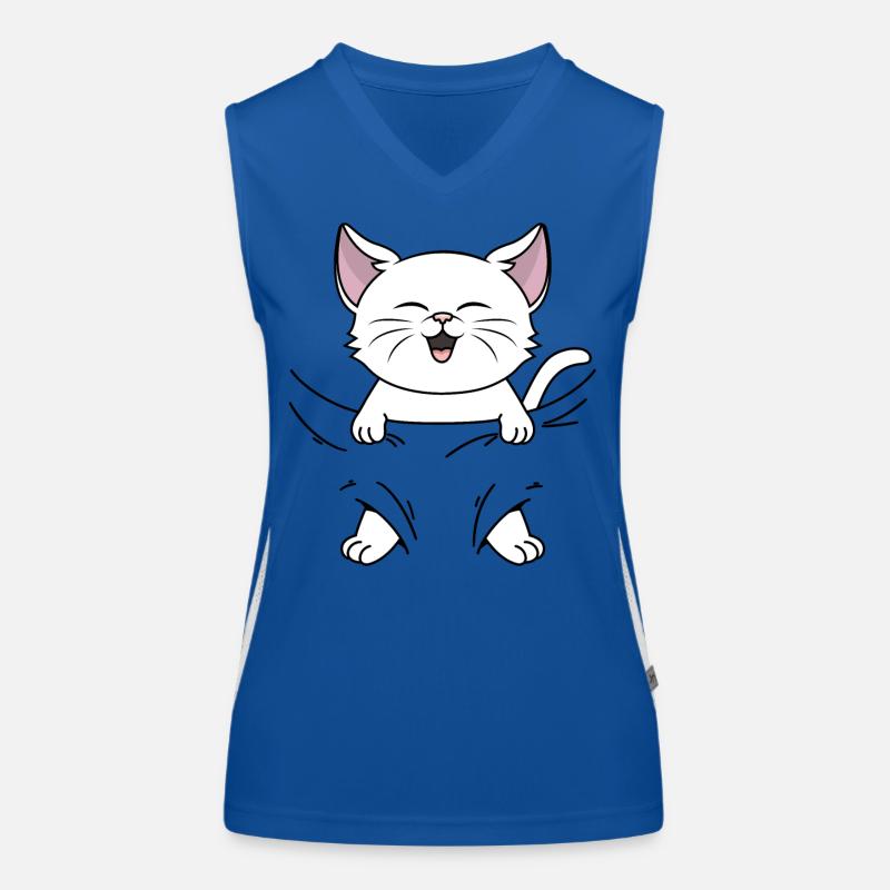 Chats, bébé chat, chaton, bébé chaton, bébé chat Débardeur respirant contrasté Femme