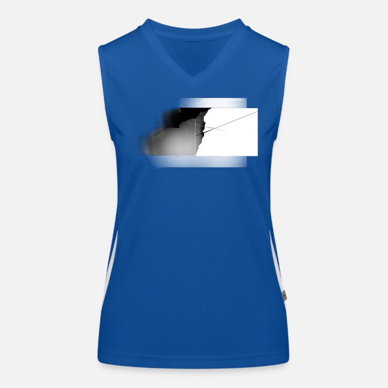 Abstract climbing wall Women's Functional Contrast Tank Top