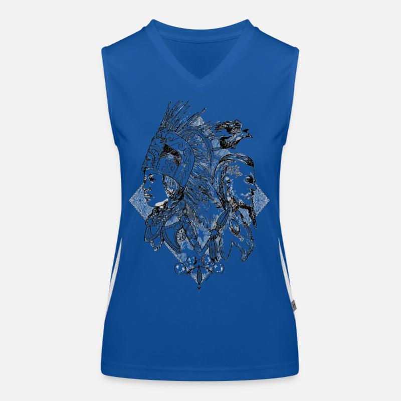 Zeit-Krieger Funktionelles Kontrast-Tank Top für Frauen