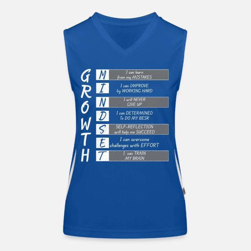 GROWTH MINDEST Funktionelles Kontrast-Tank Top für Frauen