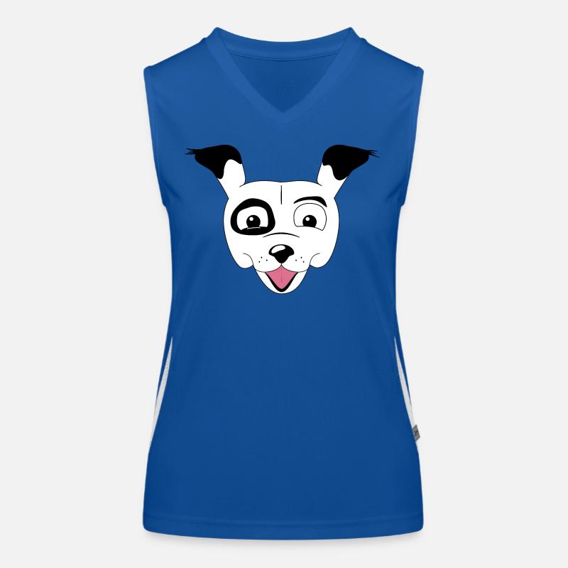 Mohn Funktionelles Kontrast-Tank Top für Frauen