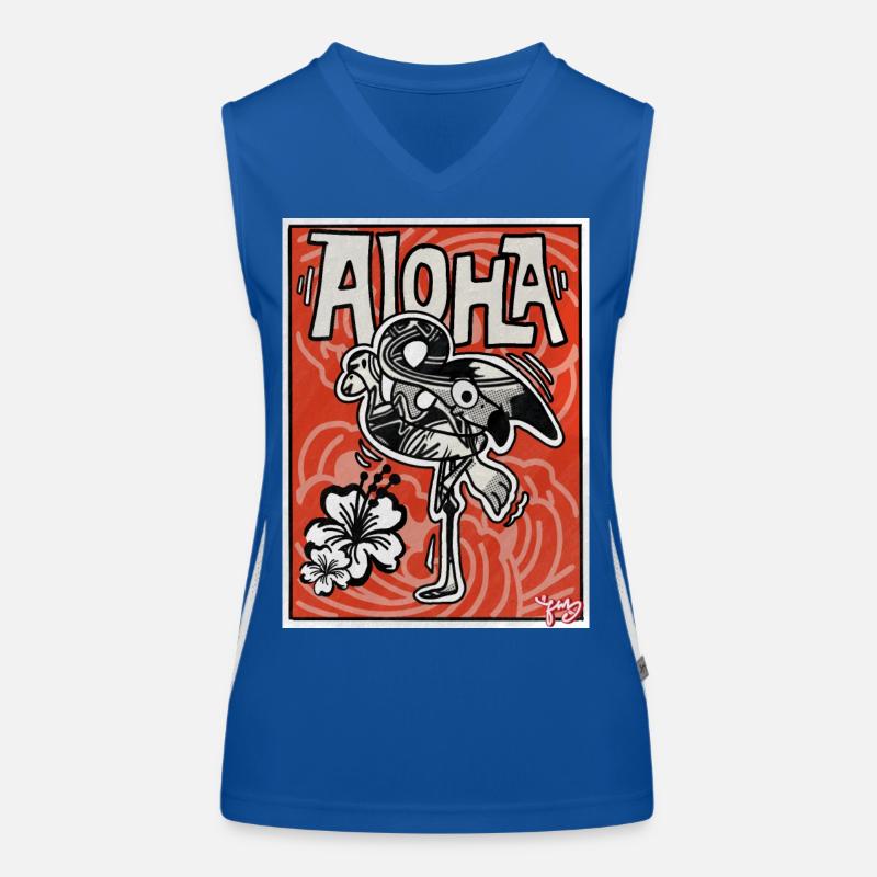 ALOHA Débardeur respirant contrasté Femme