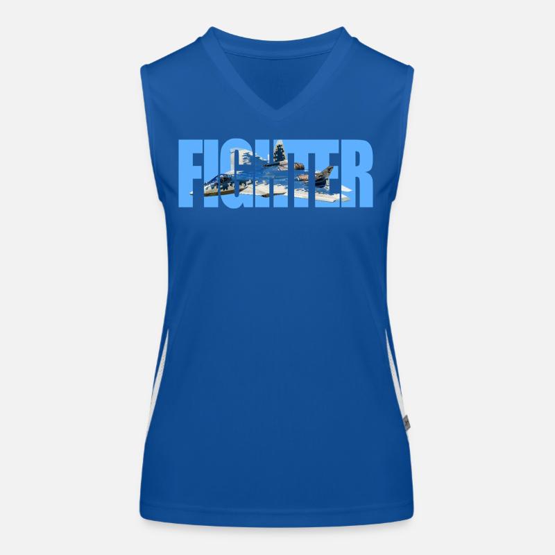 Fighter Su-57 Funktionelles Kontrast-Tank Top für Frauen