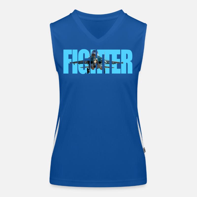 Fighter Su-34 Funktionelles Kontrast-Tank Top für Frauen