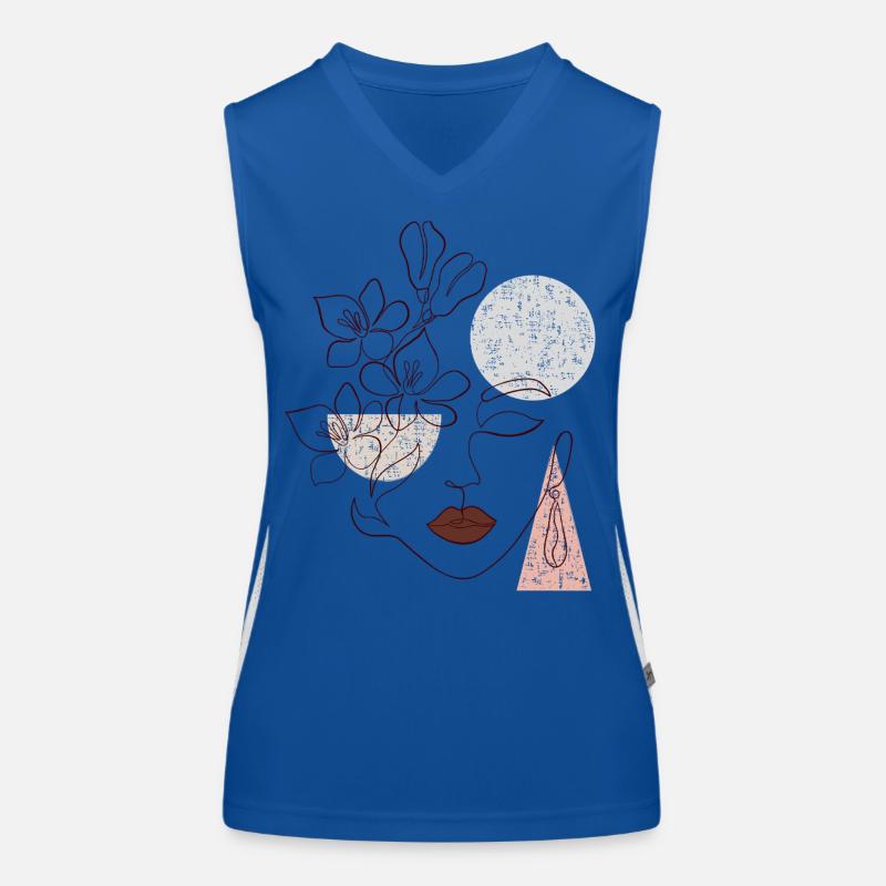 Amour et joie Débardeur respirant contrasté Femme
