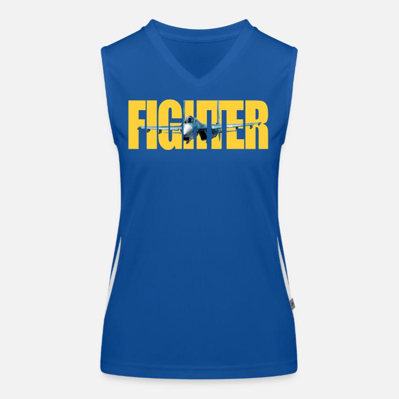 Fighter Su-27 Funktionelles Kontrast-Tank Top für Frauen