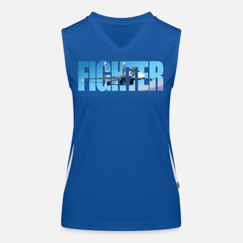 Fighter Su-30 SM Funktionelles Kontrast-Tank Top für Frauen