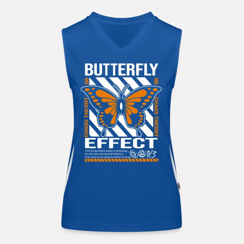 Butterfly Effect Chaos Theory Graphic Tee Women's Functional Contrast Tank Top