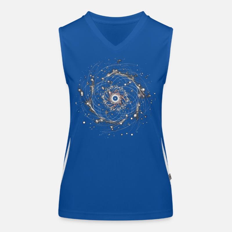 Galaxy Mandala Women's Functional Contrast Tank Top