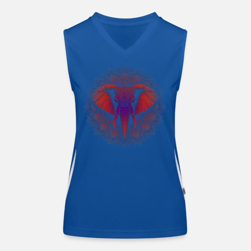 Trifecta Virtues Mandala Women's Functional Contrast Tank Top