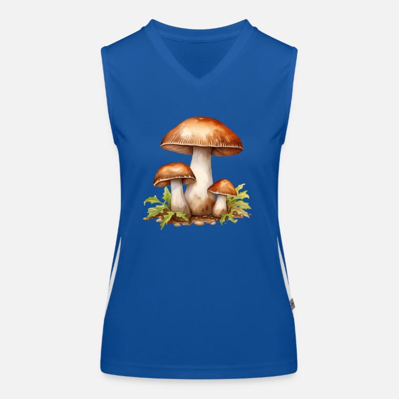 Mushroom Forest Pendulum Women's Functional Contrast Tank Top