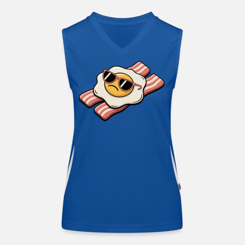 Bacon and egg - Breakfast Breakdown Women's Functional Contrast Tank Top