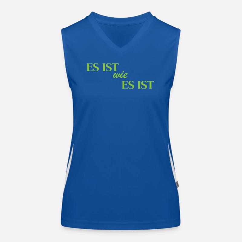 C’est ce que c’est Débardeur respirant contrasté Femme