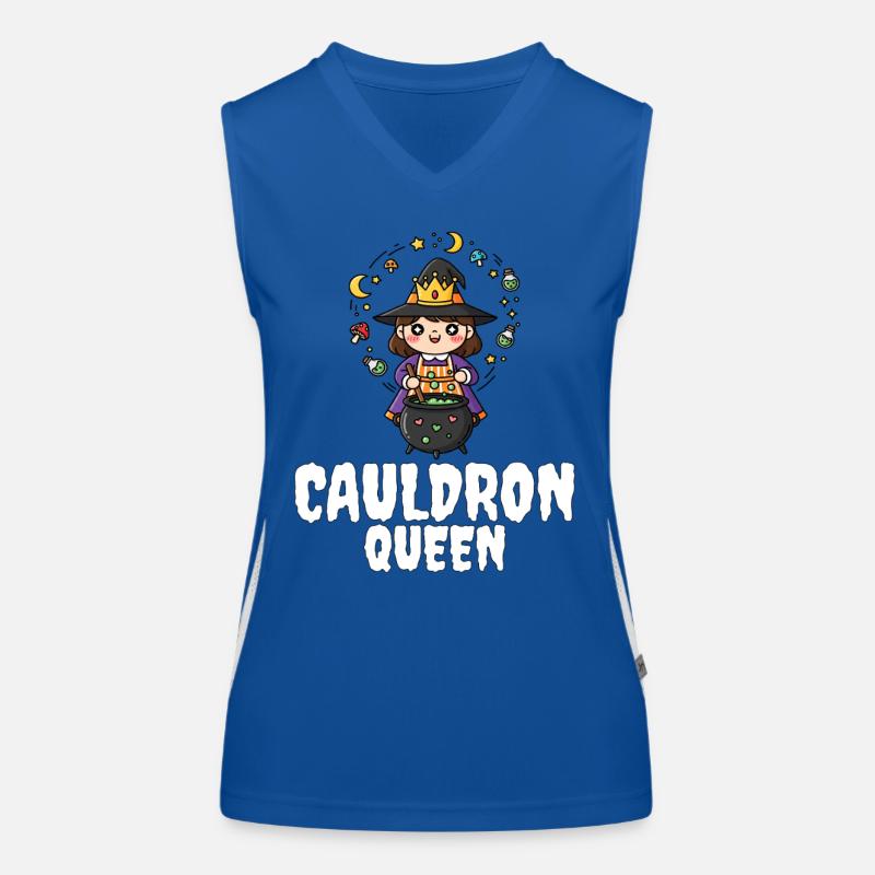 CAULDRON_QUEEN Funktionelles Kontrast-Tank Top für Frauen