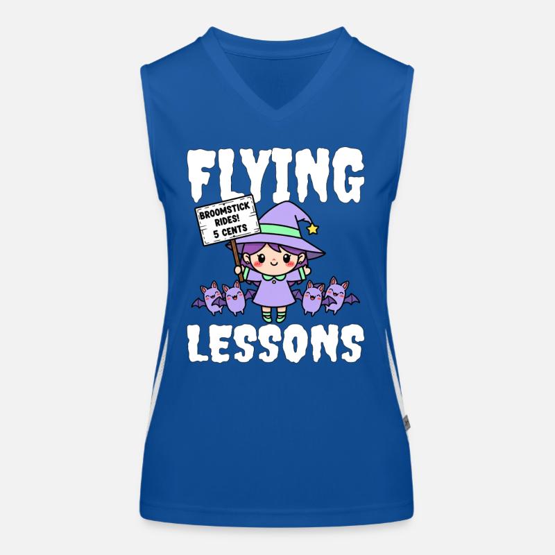 COURS DE PILOTAGE - WITCH HALLOWEEN Débardeur respirant contrasté Femme