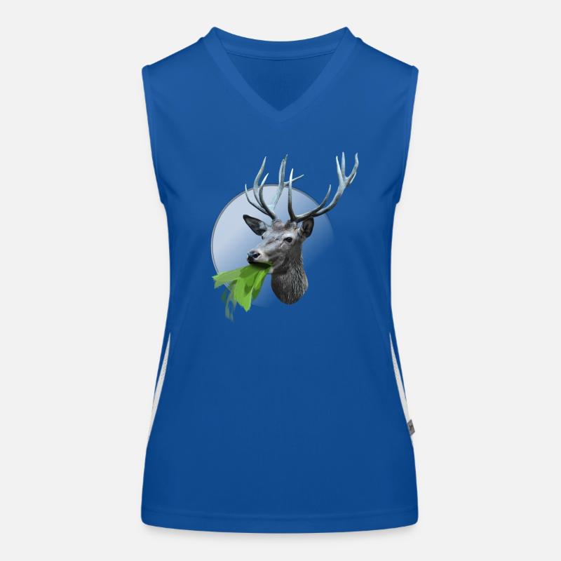 Vomiting deer Women's Functional Contrast Tank Top