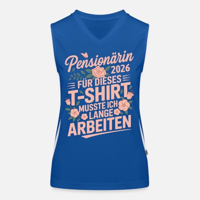 Pensionärin 2026 Funktionelles Kontrast-Tank Top für Frauen