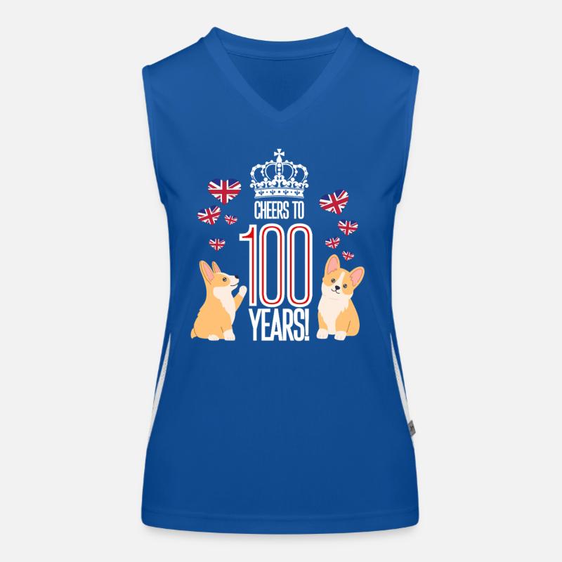 Queen's 100th birthday in 2026 Women's Functional Contrast Tank Top