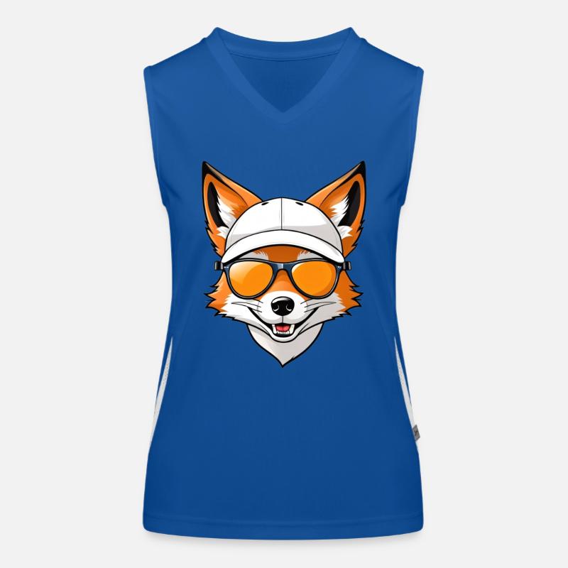 Sonnenfuchs Cap Style Funktionelles Kontrast-Tank Top für Frauen