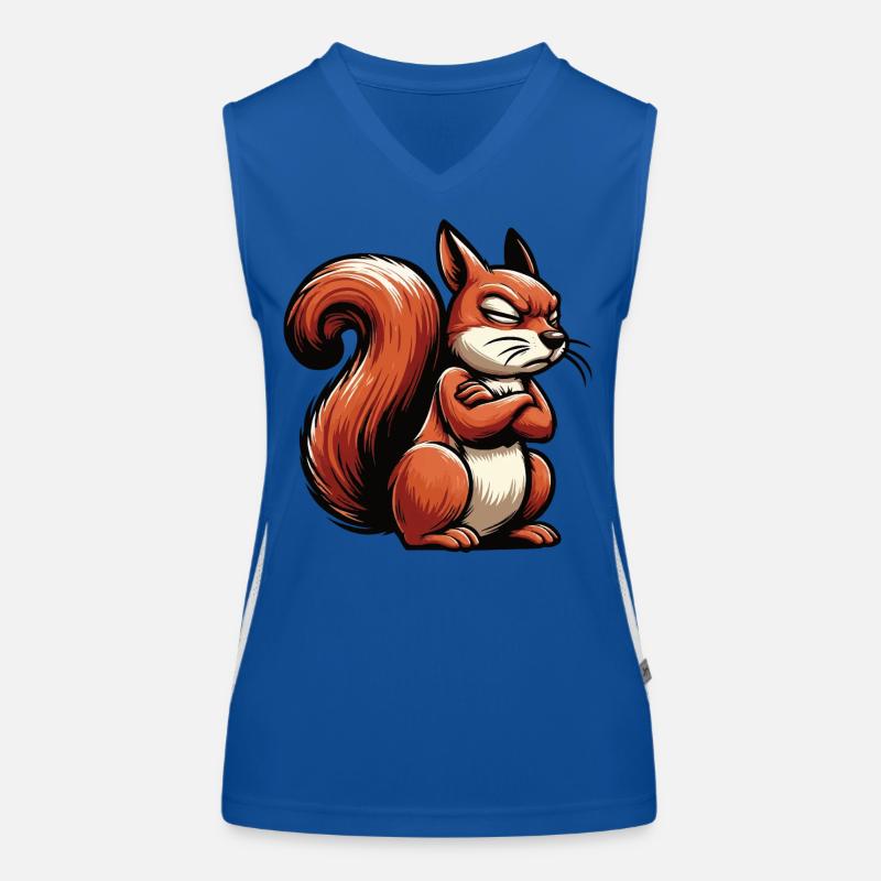 Eichhörnchen Eichhorn Eichhörnchenliebhaber Nager Funktionelles Kontrast-Tank Top für Frauen