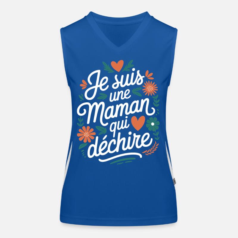 Ich bin eine Killer-Mutter Funktionelles Kontrast-Tank Top für Frauen