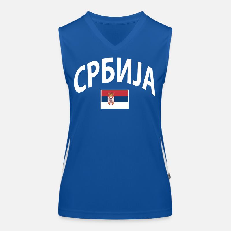 Serbie Débardeur respirant contrasté Femme