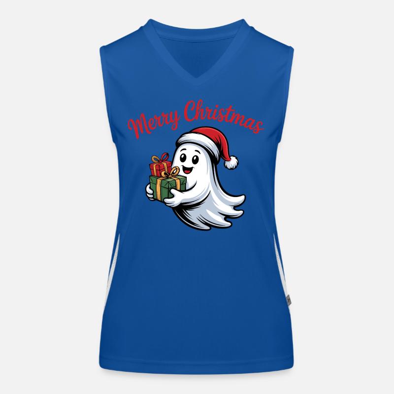 Weihnachtsgeist mit Geschenken Débardeur respirant contrasté Femme