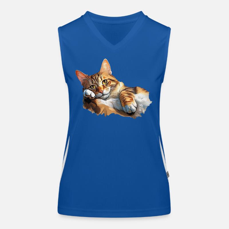 Chat Débardeur respirant contrasté Femme