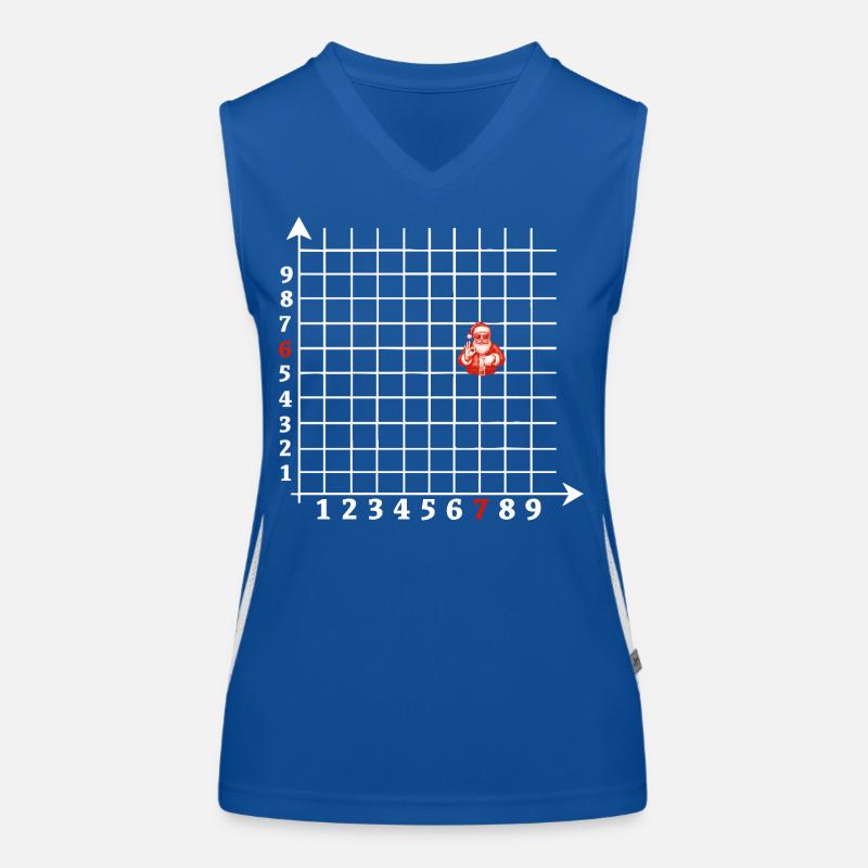 Santa Claus coordinates Six Seven Meme Women's Functional Contrast Tank Top