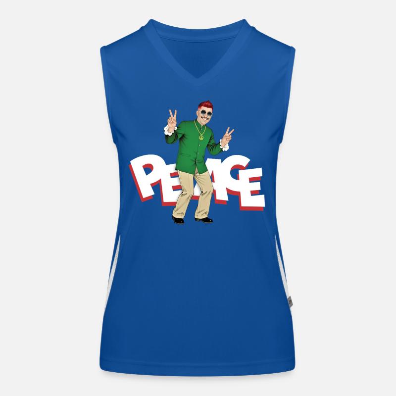 PEACE MAN - nice people Débardeur respirant contrasté Femme