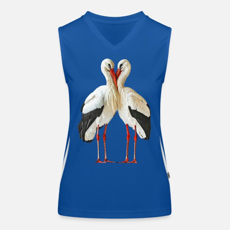 Whitestork's stork Women's Functional Contrast Tank Top