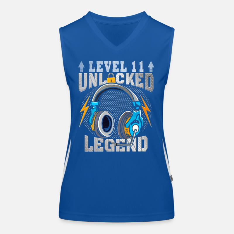 Level 11 Unlocked Legend Funktionelles Kontrast-Tank Top für Frauen