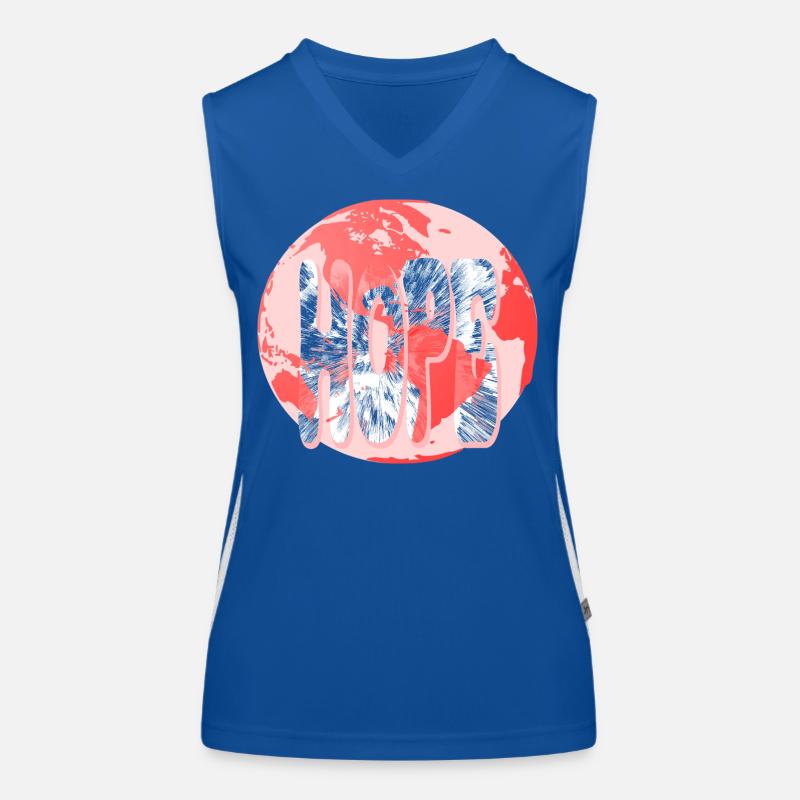 Hoffnung Erde Hope Funktionelles Kontrast-Tank Top für Frauen