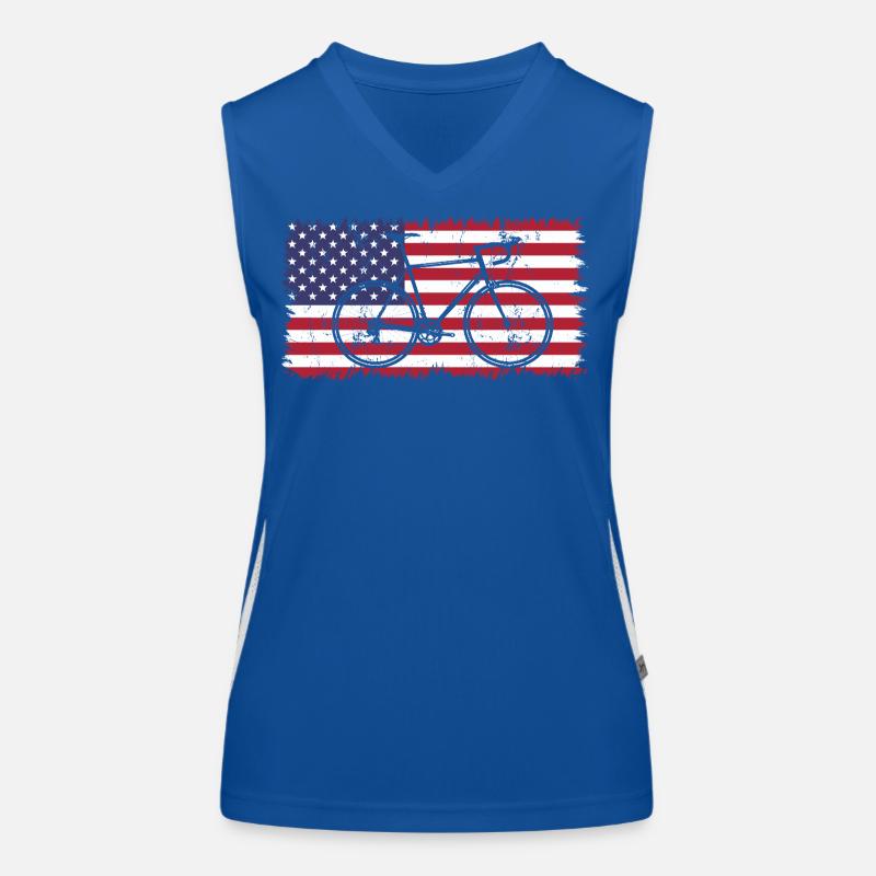 Cycling USA Women's Functional Contrast Tank Top