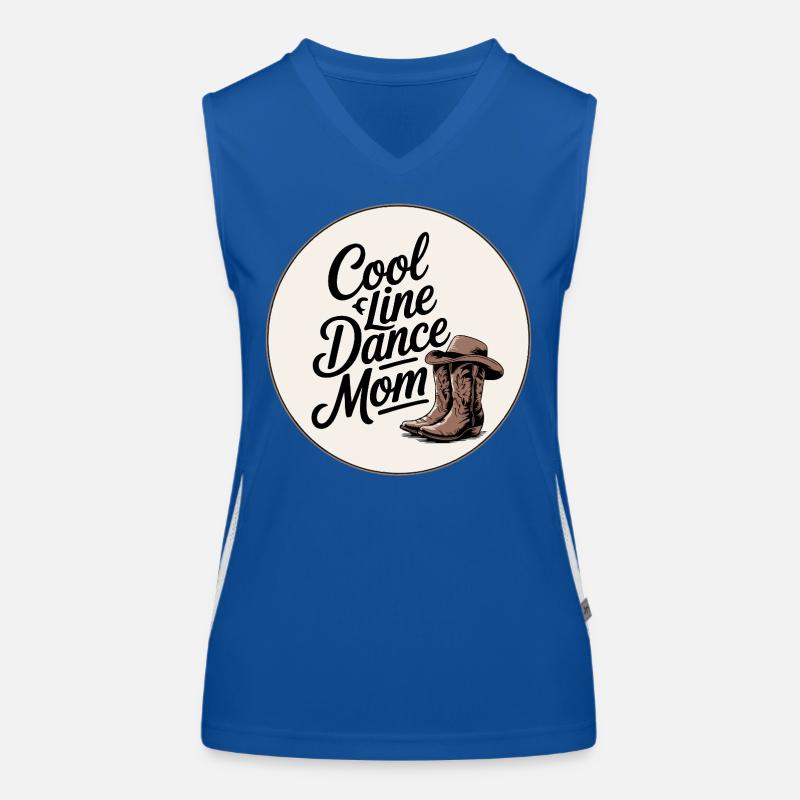Cool Line Dance Mom Women's Functional Contrast Tank Top