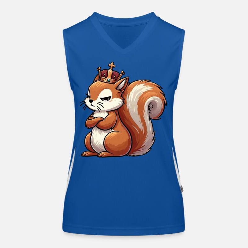 Squirrel Squirrel Squirrel Lover Rodent Women's Functional Contrast Tank Top