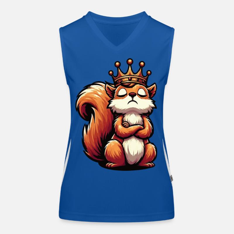 Eichhörnchen Eichhorn Eichhörnchenliebhaber Nager Funktionelles Kontrast-Tank Top für Frauen