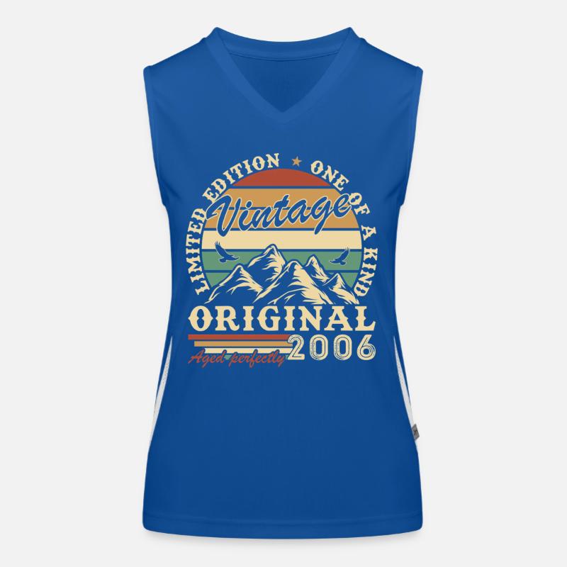 2006 Vintage Retro Geburtstagsgeschenk Funktionelles Kontrast-Tank Top für Frauen