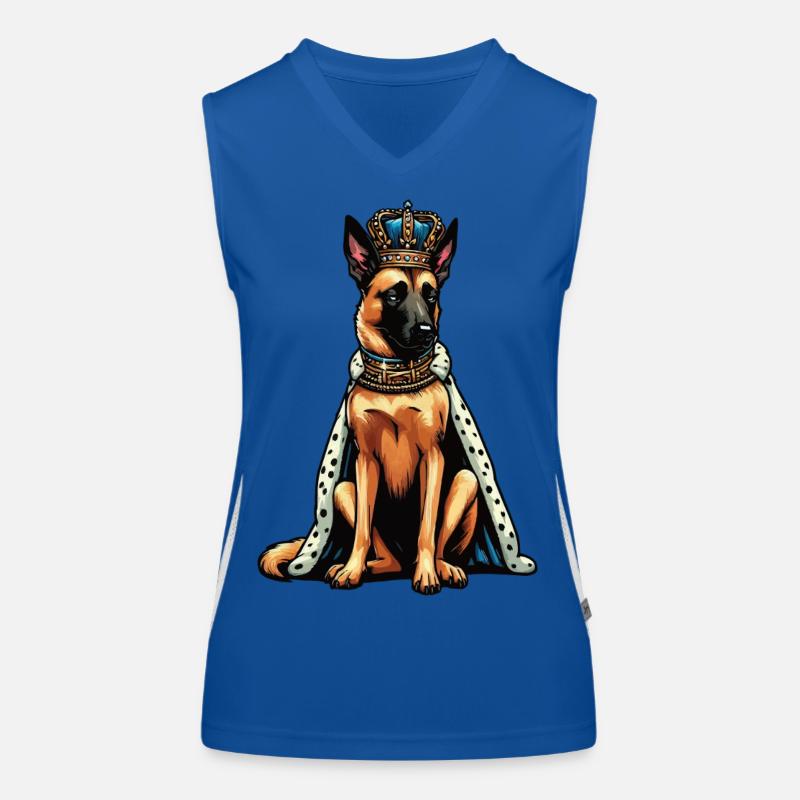 Malinois Belgischer Schäferhund Malinoisbesitzer Funktionelles Kontrast-Tank Top für Frauen