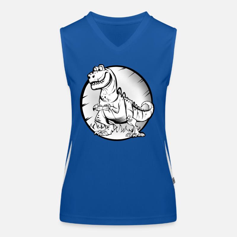 Joueur T Rex Débardeur respirant contrasté Femme