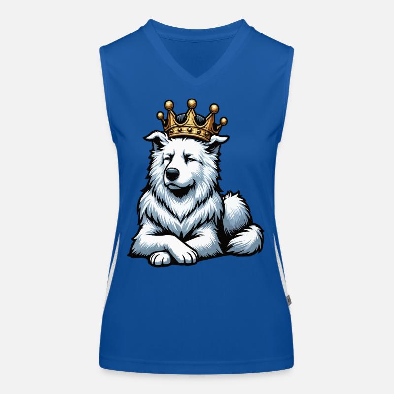 Weißer Schäferhund Schäferhund Schäferhunde Funktionelles Kontrast-Tank Top für Frauen