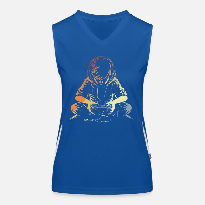 Gamer Funktionelles Kontrast-Tank Top für Frauen