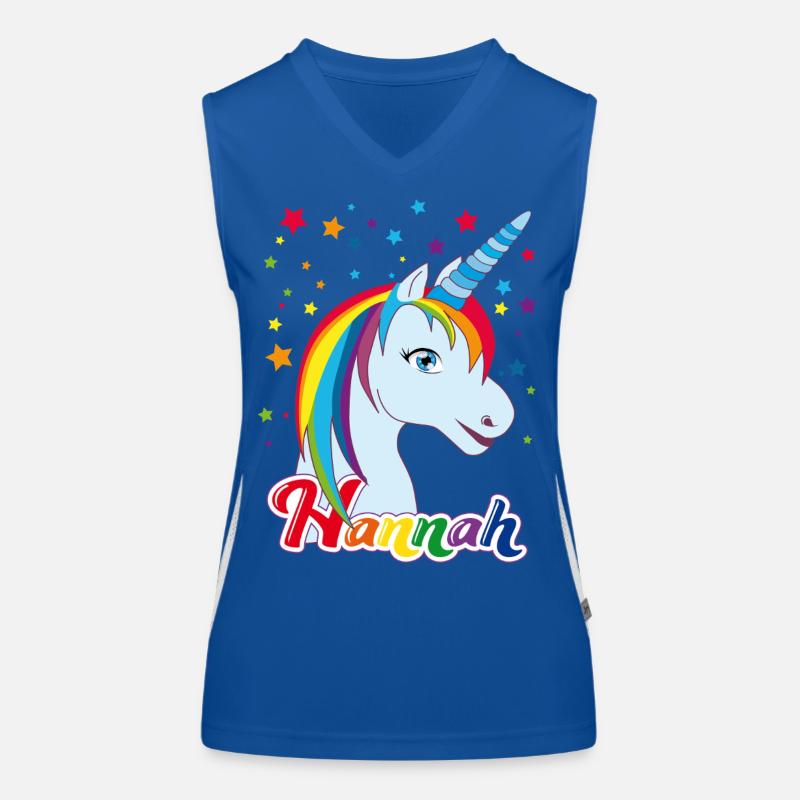 Hannah , Mädchenname, Lieblingsname Funktionelles Kontrast-Tank Top für Frauen