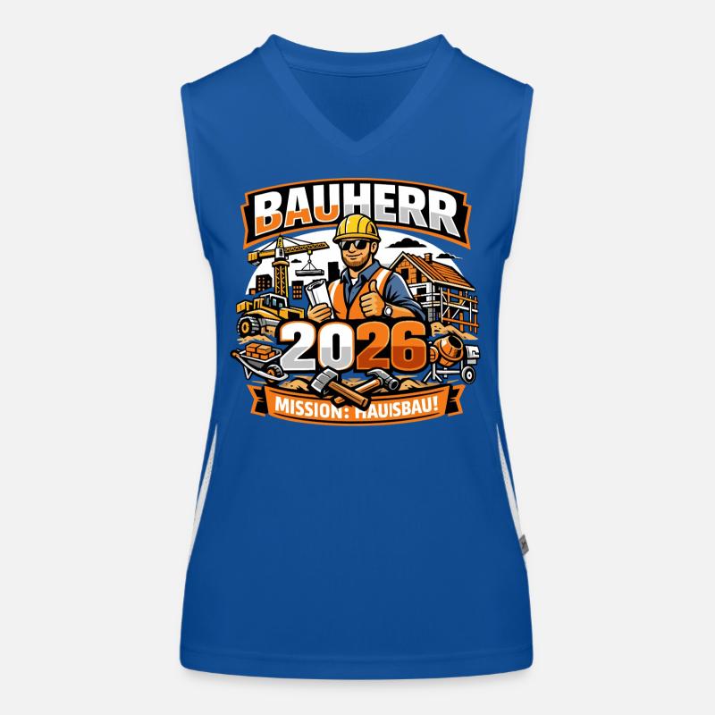 bauherr 2026 Funktionelles Kontrast-Tank Top für Frauen