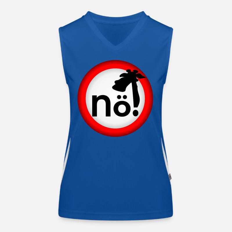 Interdiction : Pas de girafe Débardeur respirant contrasté Femme