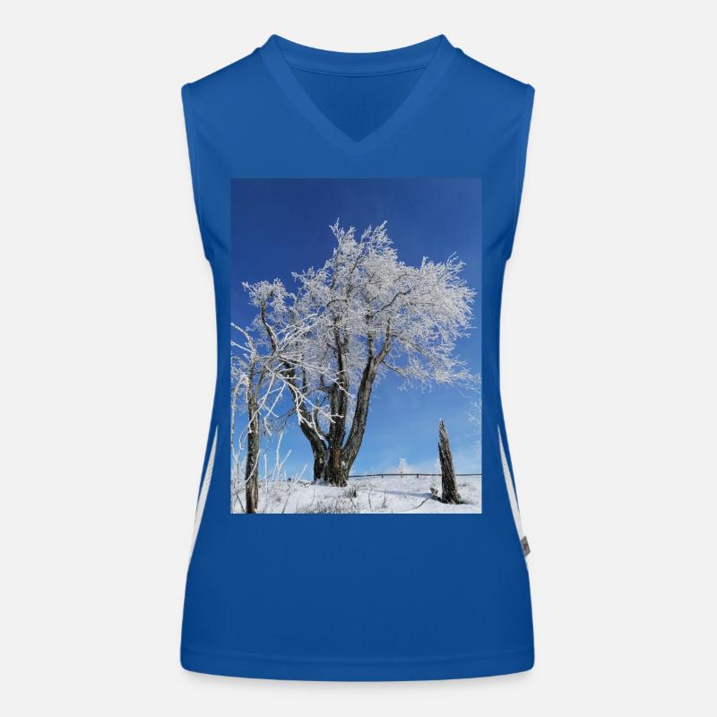 Eisige Kälte Funktionelles Kontrast-Tank Top für Frauen