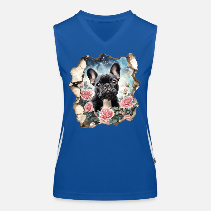 Bouledogue français Débardeur respirant contrasté Femme