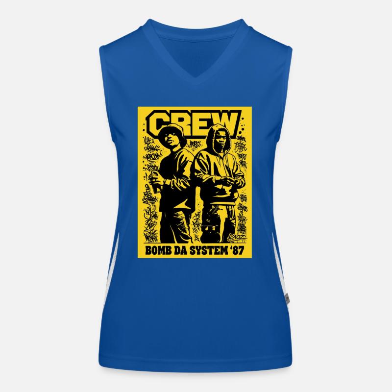 Système de bombes d’équipage 87 Débardeur respirant contrasté Femme